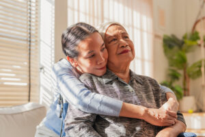 A daughter experiences the reality of family caregiving for cancer patients as she cares for her mother.