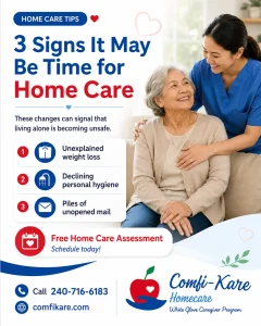 3 signs for home care